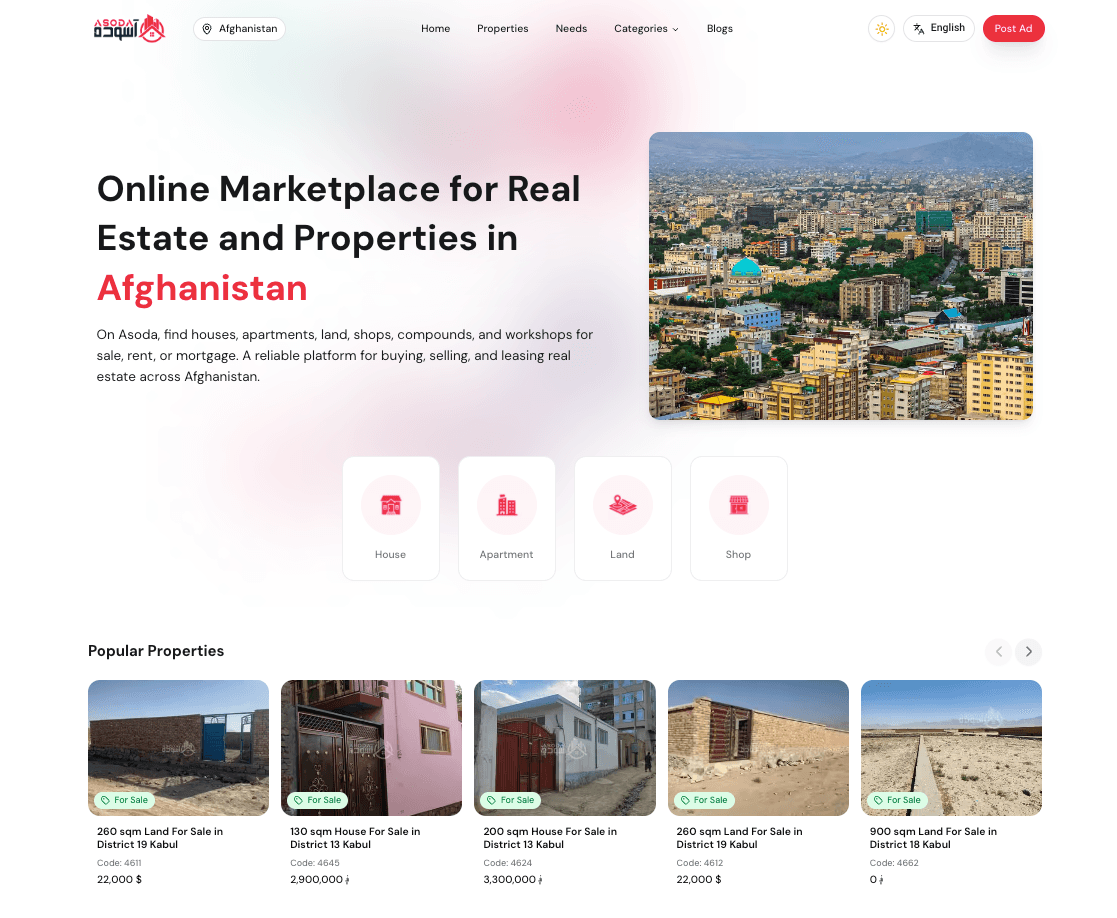 ASODA product screenshot