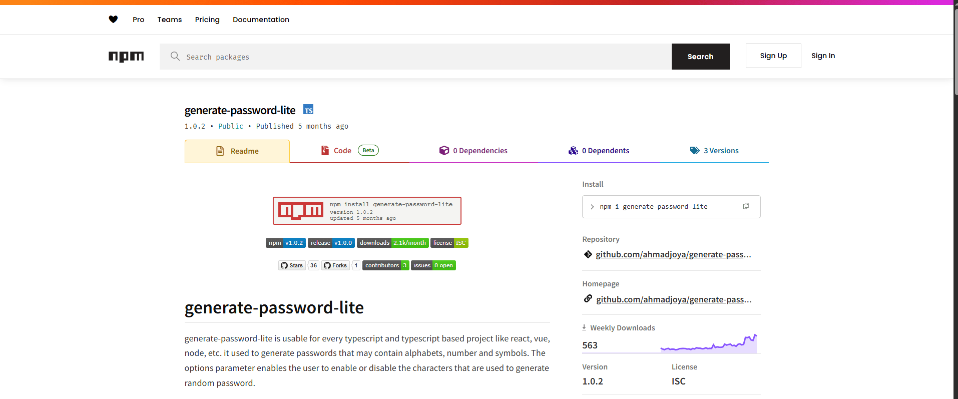Generate Password Lite